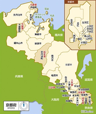 京都府地図